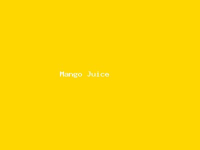 Mango Juice